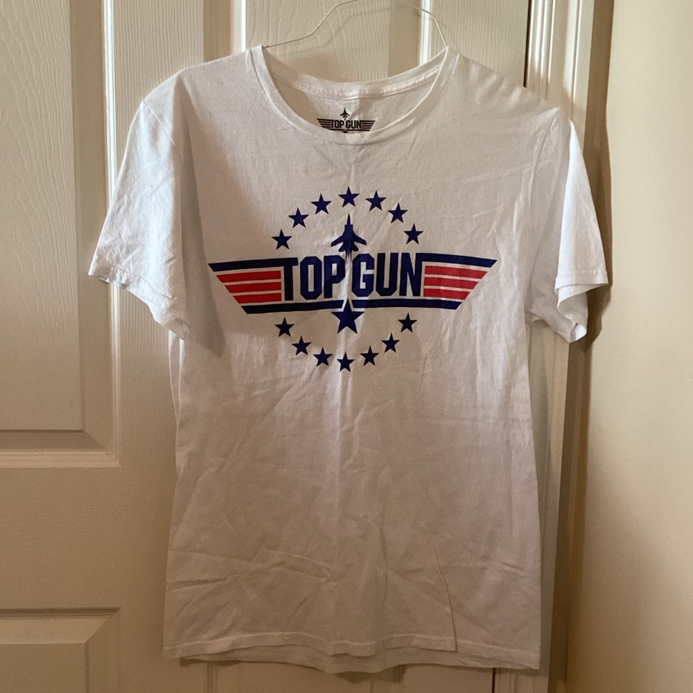 Top gun white t shirt